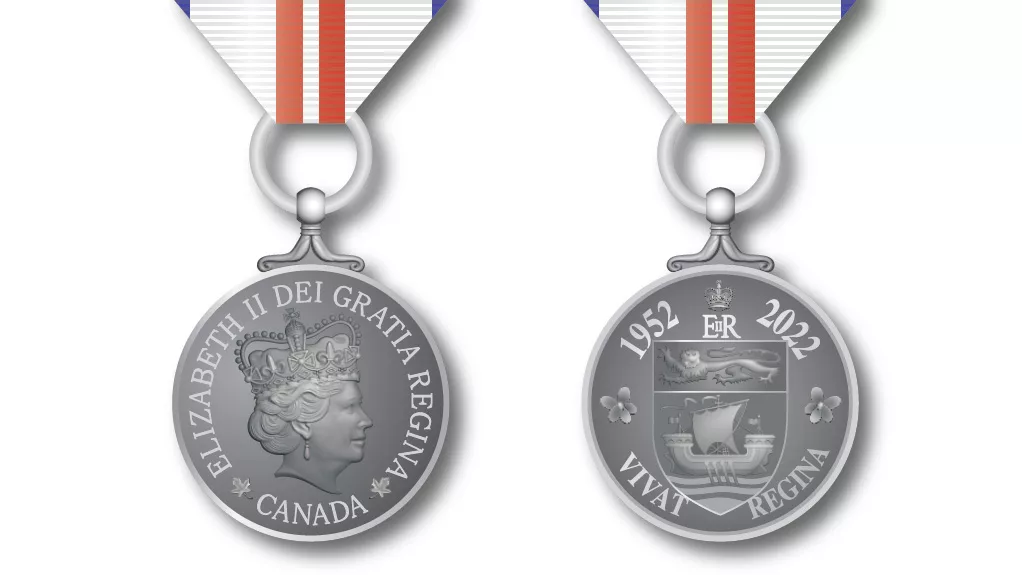 Queens platinum jubilee medal
